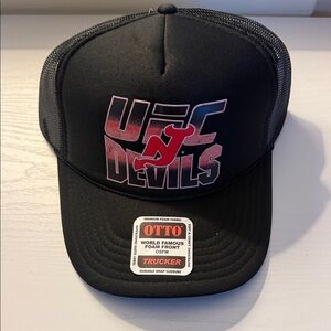 UFC Black and Red Trucker Hat